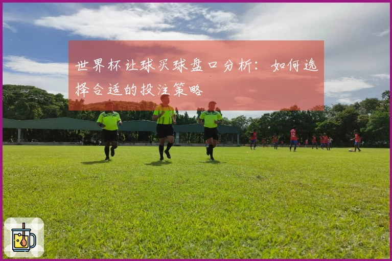世界杯让球买球盘口分析：如何选择合适的投注策略