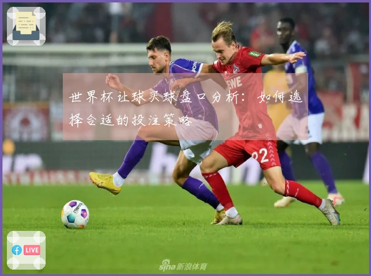 世界杯让球买球盘口分析：如何选择合适的投注策略